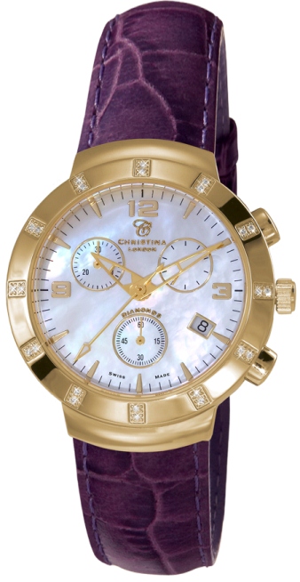 124GW-PURPLE Christina London, dameur