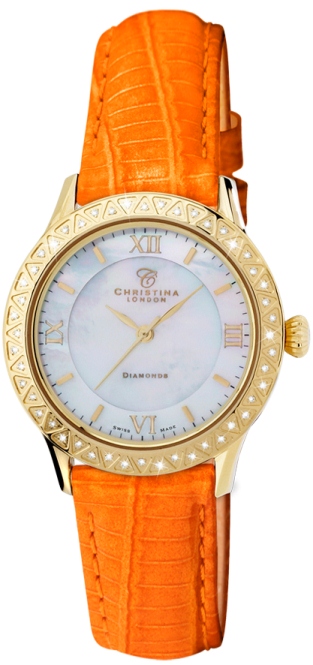 134-2GW-ORANGE Christina London, dameur