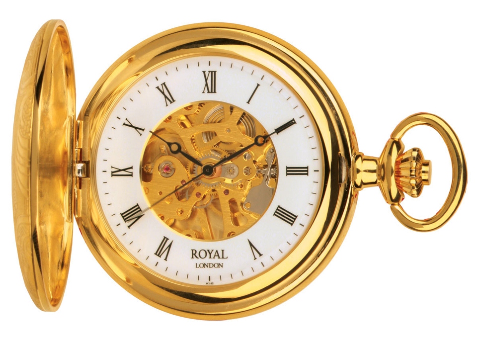 90009-01 Royal London Lommeur, guld