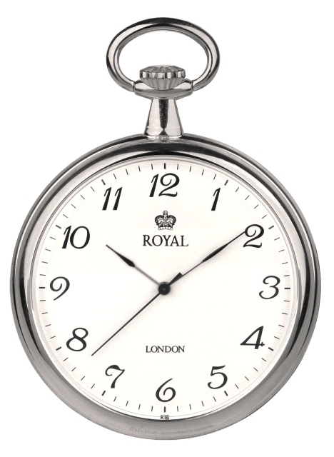 90014‐01 Royal London Lommeur, sølv