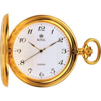 90020‐02 Royal London Lommeur i guld