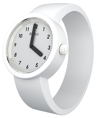 O'CLOCK UR HVID/HVID, M/TAL