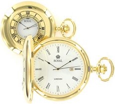 90008-02 Royal London Lommeur i guld