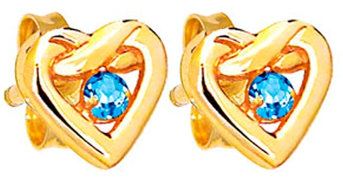 9 KARAT GULD ØRESTIKKER 53668/BT