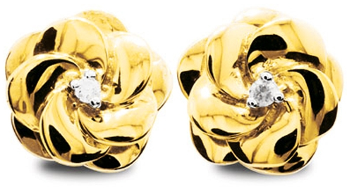9 KARAT GULD ØRESTIKKER 55329