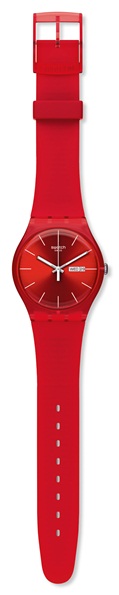 SWATCH SUOR701 UNISEX RED REBEL