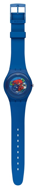 SWATCH SUON101 INDIGO LACQUERED