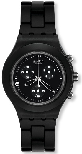 SWATCH SVCF4000AG SMOKY BLACK CHRONO