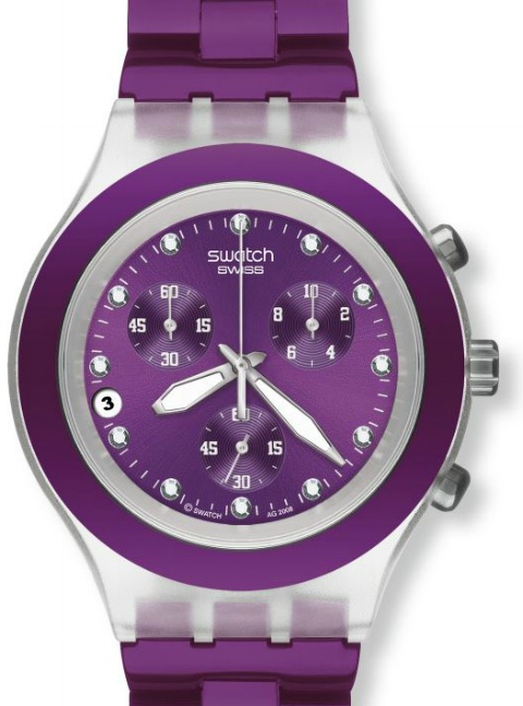 SWATCH SVCK4048AG BLUE BERRY CHRONO