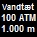 Vandtæt 1000 m