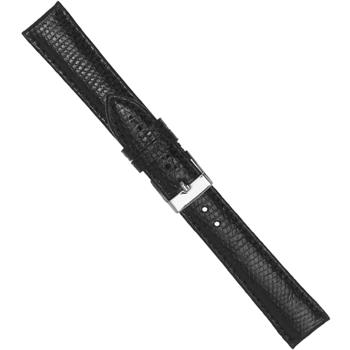 Køb model R0618-01-20, Urrem i sort ægte firben med syning føres i 12-20mm, her 20 mm her hos Ur-Tid.dk
