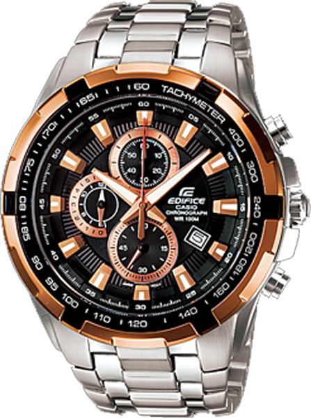 Image of CASIO EDIFICE CHRONOGRAPH OG TACHYMETER HERRE UR, EF-539D-1A5V