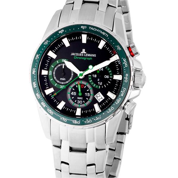 fra Jacques Lemans Rustfri stål Liverpool Batteridrevet quartz herre ur