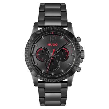 fra Hugo Boss PVD Coated stål Impress Batteridrevet quartz herre ur