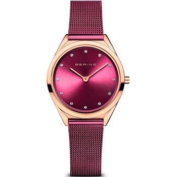 PVD coated stål Ultra slim quartz dame ur fra Bering