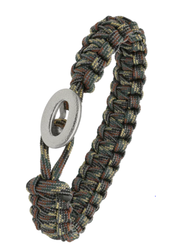 Aagaard From Soldier to Soldier Camouflage armbånd med Soldier Brushed stållås