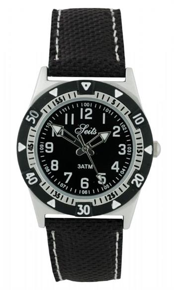 rustfri stål Sport Watch Quartz Drenge ur fra Seits