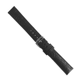 Køb model 579-01-18/16, Alligatorpræget kalveskinds urrem m/syning, her 18/16 mm her hos Ur-Tid.dk
