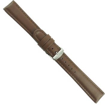 Vandsikker brun kalveskinds urrem fra ZRC, 18 mm og længder 210 cm