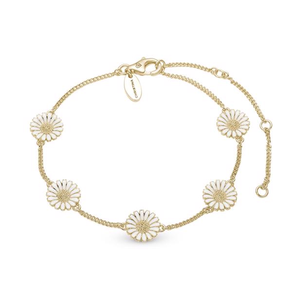 dame Marguerites 14,5 - 20 cm  armbånd smykke fra Christina Jewelry