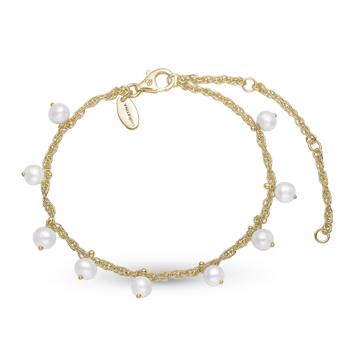 dame Dangling Pearls 14,5 - 20 cm  armbånd smykke fra Christina Jewelry