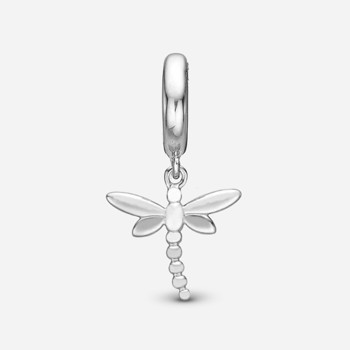 Dragonfly charm til 6 mm læderarmbånd fra Christina Collect