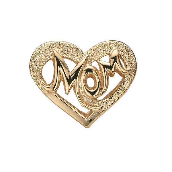 Image of dame MOM Million Love mom hjerte charm til sølvarmbånd smykke fra Christina Collect