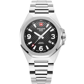Stål Typhoon quartz herre ur fra Swiss Alpine Military