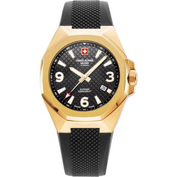 Forgyldt stål Typhoon quartz herre ur fra Swiss Alpine Military
