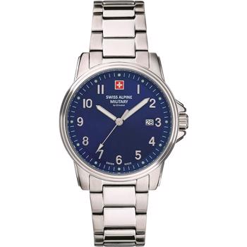 stål Classic quartz herre ur fra Swiss Alpine Military