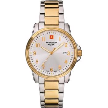 Forgyldt stål og stål Classic quartz herre ur fra Swiss Alpine Military