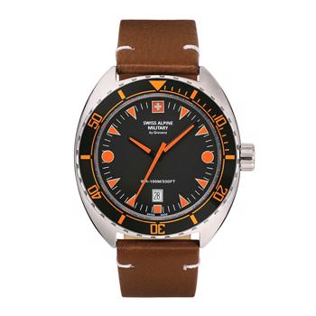 stål Navy quartz herre ur fra Swiss Alpine Military