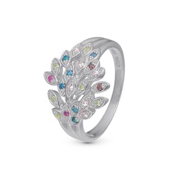 Peacock sterling sølv  0 ring  smykke fra Christina Jewelry
