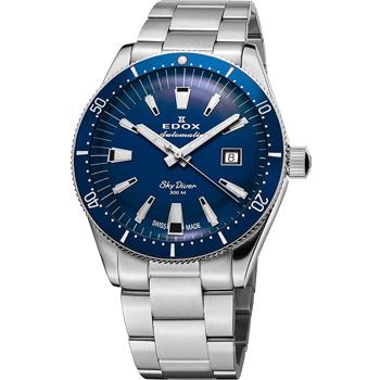 Edox 80131-3BUM-BUIN Skydiver Automatic Ladies Watch 38mm 30ATM