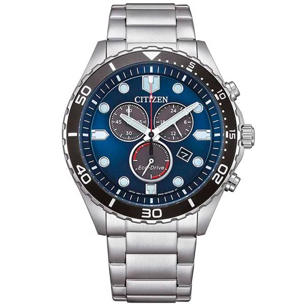 Stål Eco-Drive Chronograph ECO Drive Quartz Herre ur fra Citizen