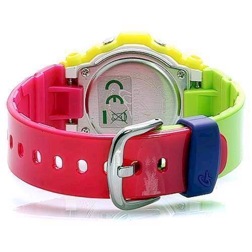 Casio G-Shock multi farvet gummirrem til bla BG-5607