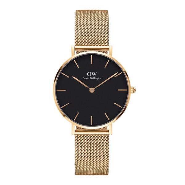 Forgyldt stål Petite Evergold batteridrevet quartz Dame ur fra Daniel Wellington