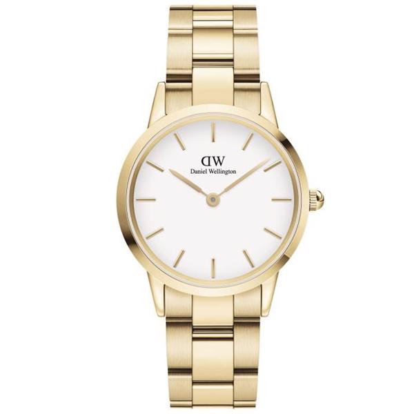 Forgyldt stål Iconic Link batteridrevet quartz Dame ur fra Daniel Wellington