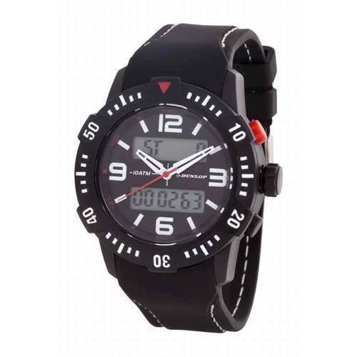 sort plast  quartz Herre ur fra Dunlop