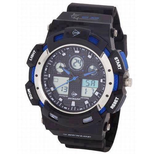 sort plast  quartz Herre ur fra Dunlop