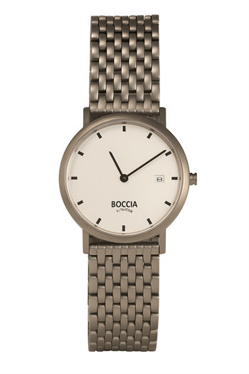 Titanium  Quartz Dame ur fra Boccia