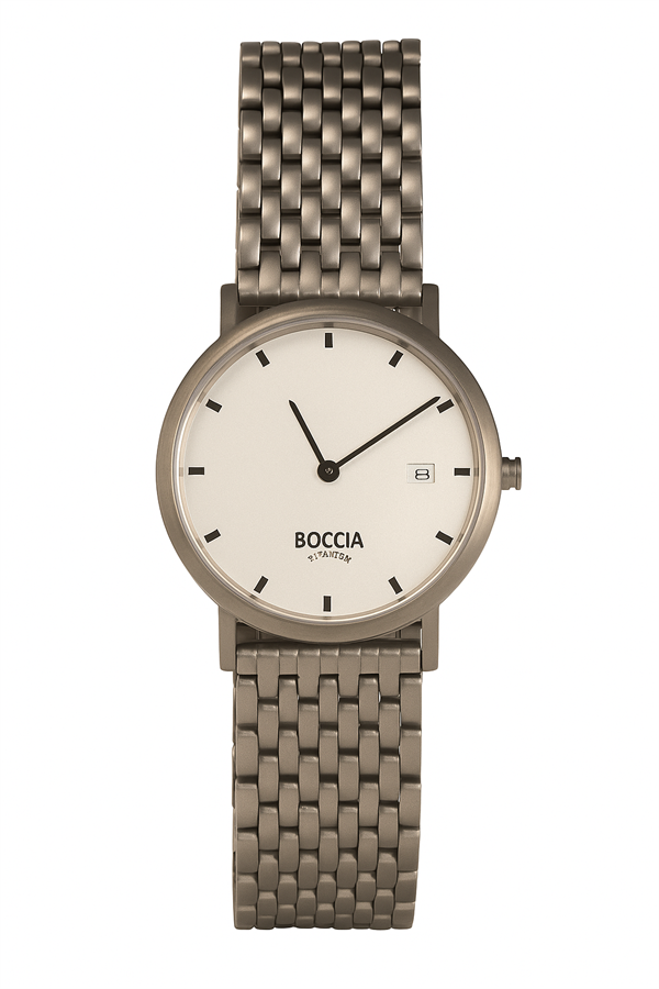 Titanium  Quartz Dame ur fra Boccia