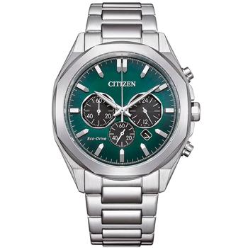 Stål Chronograph ECO Drive Quartz Herre ur fra Citizen