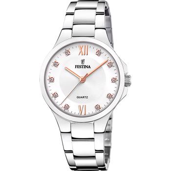 Stål Mademoiselle quartz dame ur fra Festina