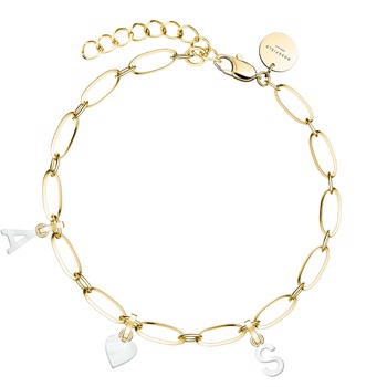 Armbånd i forgyldt rustfrit stål fra Rosefield