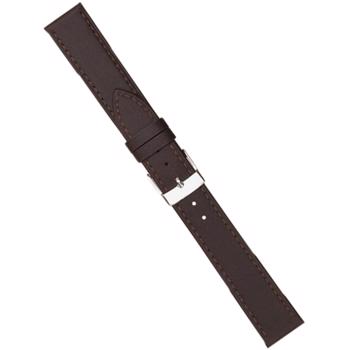 Køb din Urrem i mørkebrun kalveskind med syning føres i 08-22mm, her 10 mm her hos Ur-Tid.dk