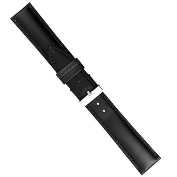 Køb model R0283-01, Urrem i sort kalveskind med syning føres i 18-24mm her hos Ur-Tid.dk