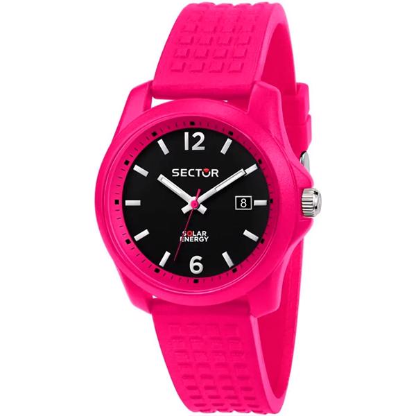 Plastik Solor Watch Quartz Dame ur fra Sector