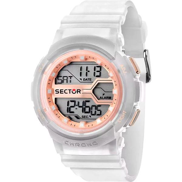 Plastik EX-39 Quartz Digital Herre ur fra Sector