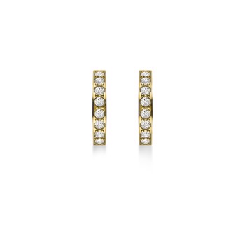Rosefield Crystal hoops øreringe JECHG-J571